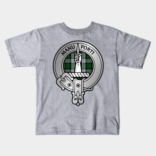 Clan MacKay Crest &Dress Tartan Kids T-Shirt